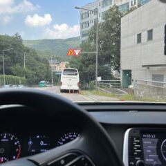 편의점 갈 때 운전 연습